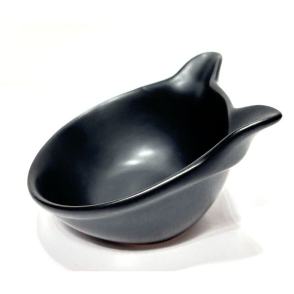 Cat/Kitten Whiskers Stress Free Elevated Black Food/Water Bowl For Easier Eating - Picture 4 of 9